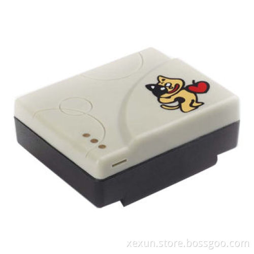 Smallest and waterproof pet GPS tracker with collar and free tracking system
